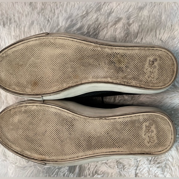 Coach Porter Lo Top Leather Signature Logo Sneakers - Picture 9 of 12